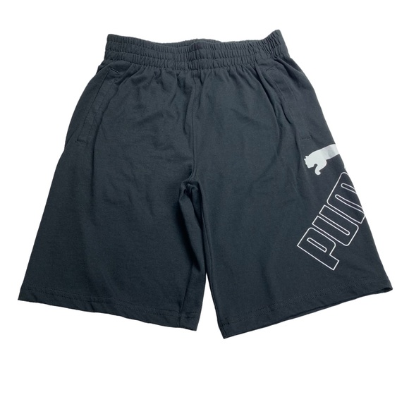 Boys Puma Shorts Black Sz 10/12 - Picture 2 of 2